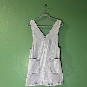 [aerie] Denim Overall Dress with Pockets